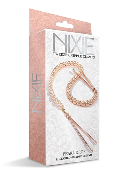 Nixie Pearl Drop Tweezer Nipple Clamps