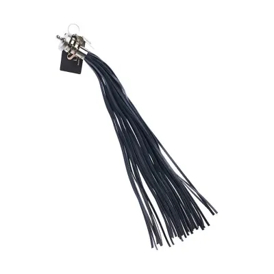 Bound X Nubuck Leather Flogger With Layered Metal Handle