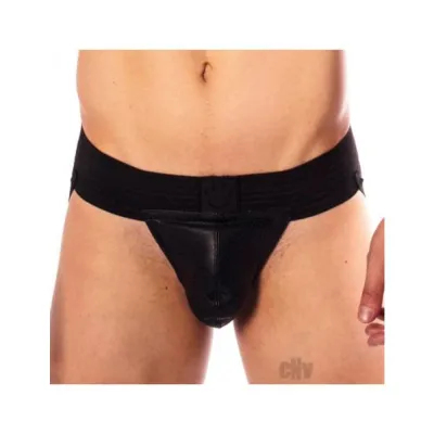 Prowler Red Hole Punch Jock Blk Lg