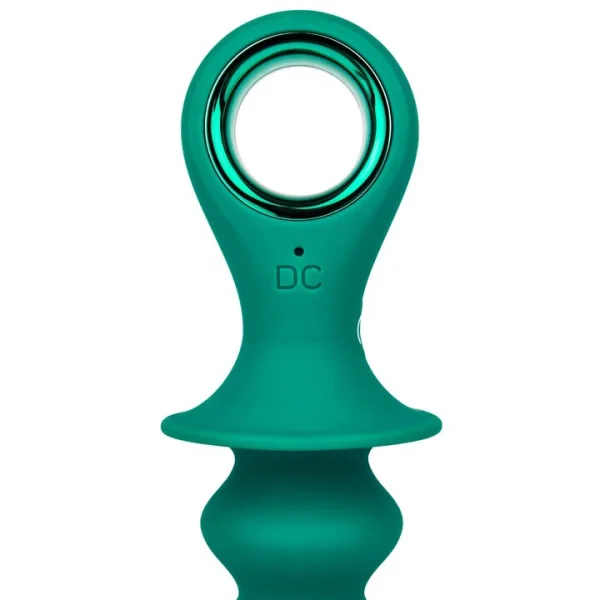 Bondara Green Silicone 12 Function Vibrating Butt Plug - 6.5 Inch — image 4 of 5