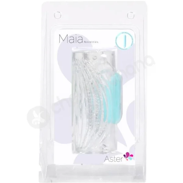 Maia Aster Clear Vibrating Masturbation Stroker Sleeve