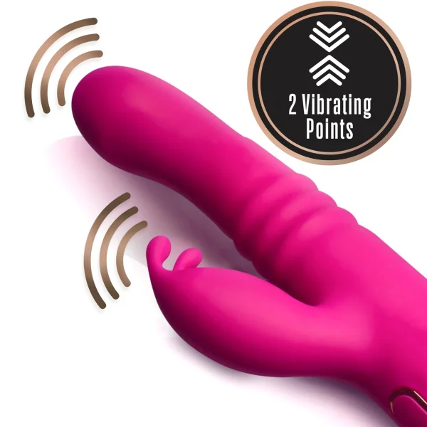 Lush Kira Rotating Thrusting Rabbit Vibrator by Blush Novelties