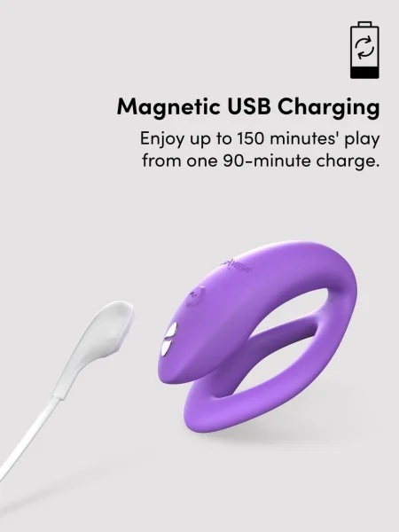 We-Vibe Sync O Remote and App Controlled Rechargeable Couple's Vibrator