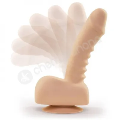 Uprize Flesh Remote Control Erecting 6 Vibrating Dildo