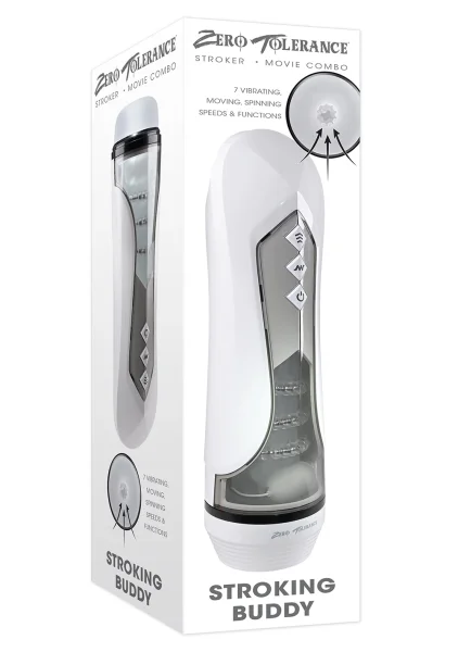 Zero Tolerance Stroking Buddy Rechargeable Thrusting Penis Masturbator