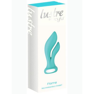 Lustre by Playful Flame Rechargeable Rabbit Teal