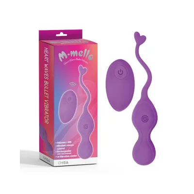 Heart Waves Bullet Vibrator Purple