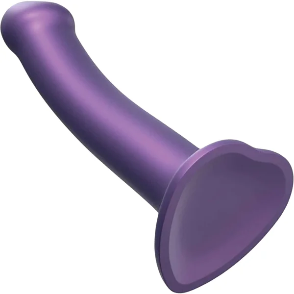Strap-On-Me Metallic Shine Silicone Dildo