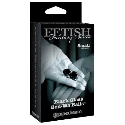 Fetish Fantasy Series Limited Edition Glass Ben Wa Balls Black