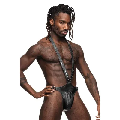 Capricorn Leather Sling Black