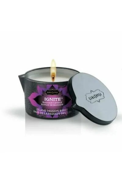 Kama Sutra Massage Candle in Island Passion Berry