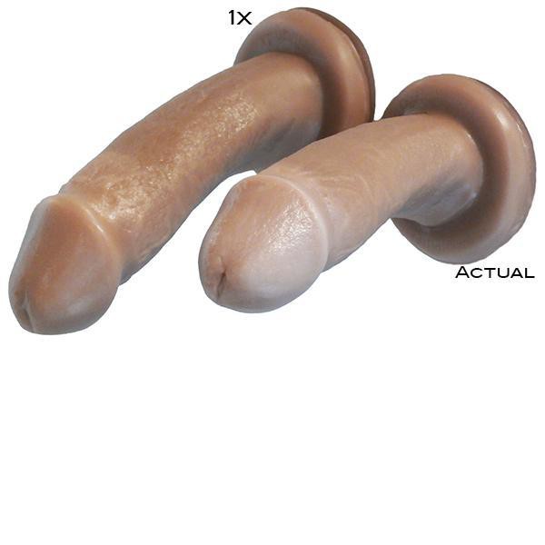 SquarePegToys® Nathan Harness SuperSoft Silicone Dildo with SquarePegHole™