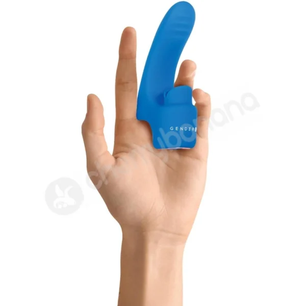 Gender X Flick It Blue Tongue Flickering Finger Vibe