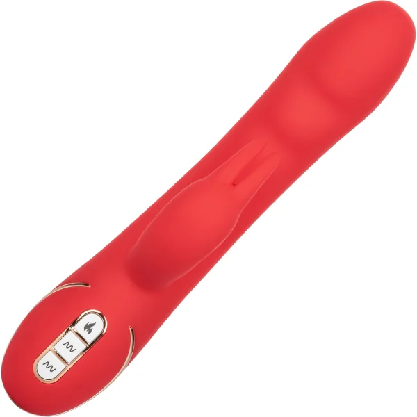Jack Rabbit Signature Heated Silicone Ultra-Soft Rabbit Rechargeable Vibrator By CalExotics
