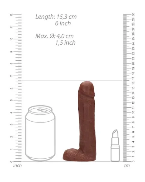 Dicky Soap With Balls - Chocolate  - Brown - 7 Inch