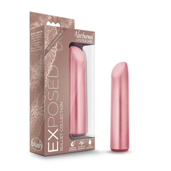Exposed - Nocturnal - Rechargeable Lipstick Vibe - Dusty Rose