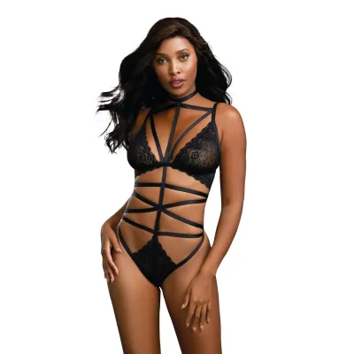 Strappy Teddy One Size Black