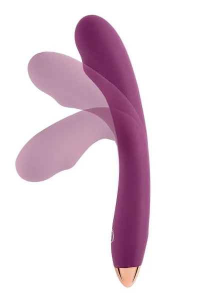 Cloud 9 G-Spot Slim 8 Inch Flexible Rechargeable G-Spot Vibrator - Plum