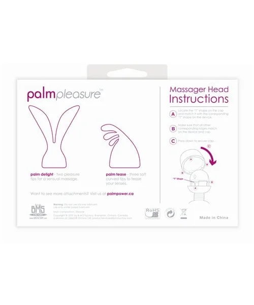 PalmPleasure Head Attachments (For use with PalmPower)