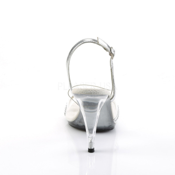 CARESS-456 - 4" Stiletto Heel Sling Back Sandal W/RS — image 4 of 4