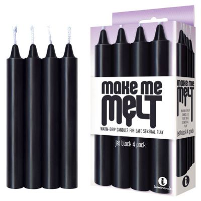 Make Me Melt Drip Candles Black