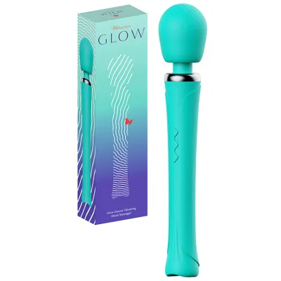 Wild Secrets Glow 13 8 Deluxe Vibrating Wand Massager