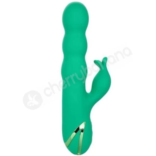 California Dreaming Sonoma Satisfier Thrusting G-Spot Shaft Vibrator With Triple Flickering Clit Stimulator