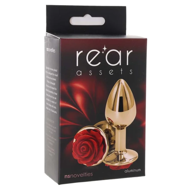Rear Assets Small Rose Aluminum Plug
