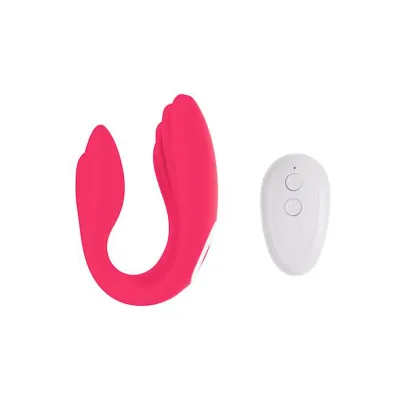 Share Satisfaction Gaia Remote Controlled Couples Vibrator Pink
