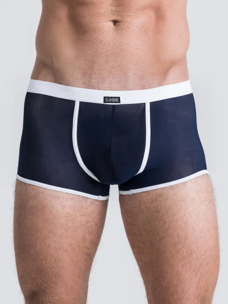 LHM Navy Mesh Boxer Shorts