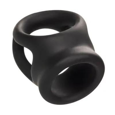CalExotics Alpha Liquid Silicone Dual Cage Cock Ring