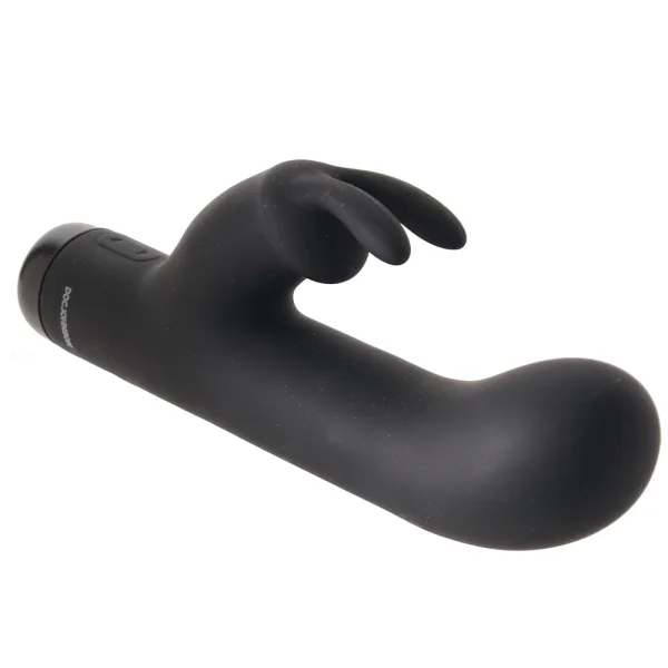 In A Bag Silicone Rechargeable Rabbit Vibrator By Doc Johnson - Black