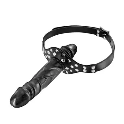 FetishTentation Double Penis Gag Black