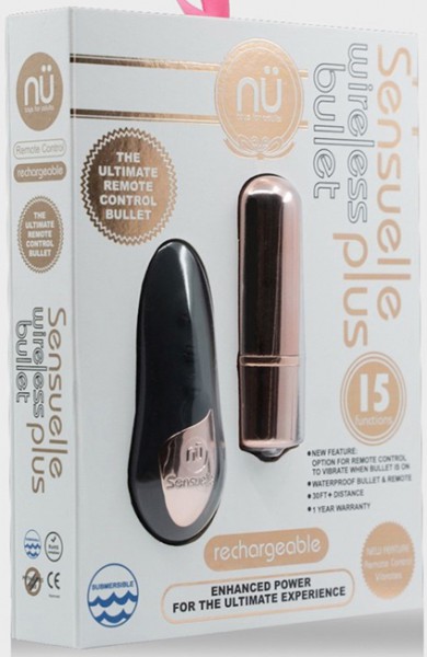 Nu Sensuelle R/C Wireless Bullet Plus Rose Gold