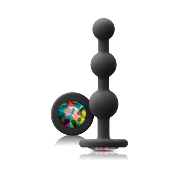 Glams Ripple Rainbow Gem Black