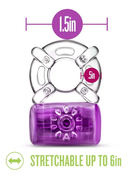 Play With Me - Pleaser Rechargeable C-ring - Purple