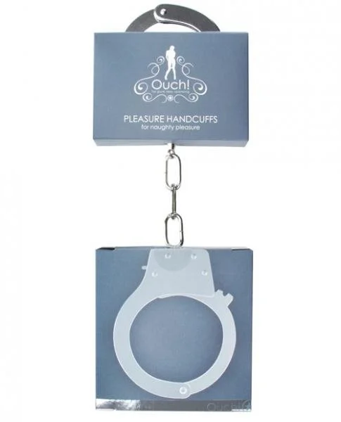 Ouch Pleasure Handcuffs Metal