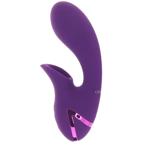 California Dreaming Huntington Beach Heartbreaker Rabbit Style Silicone Rechargeable Vibrator by CalExotics