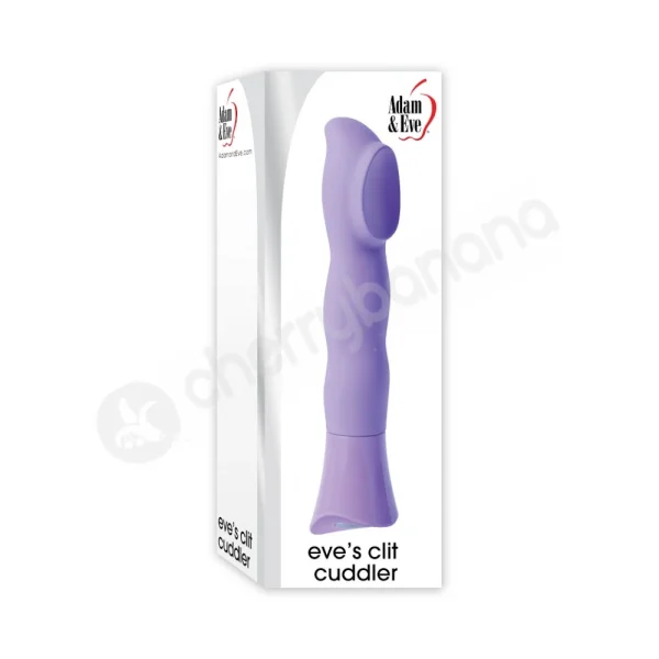 Adam & Eve Purple Eve's Clit Cuddler Vibrator