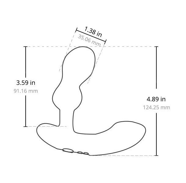 Lovense Edge 2 App Controlled Rechargeable Prostate Massager