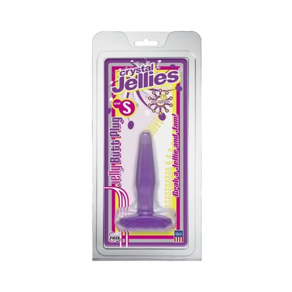 Crystal Jellies Butt Plug Purple Small — image 5 of 16