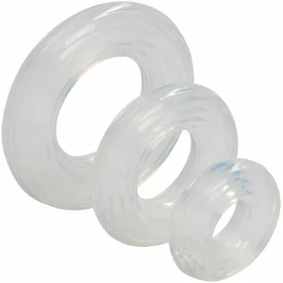 Premium Silicone Cock Ring Set by CalExotics