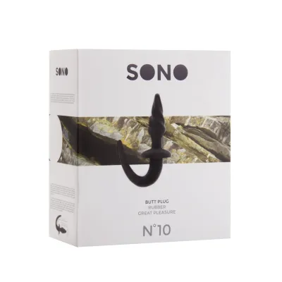 Sono No 10 Butt Plug 4 Inch Black