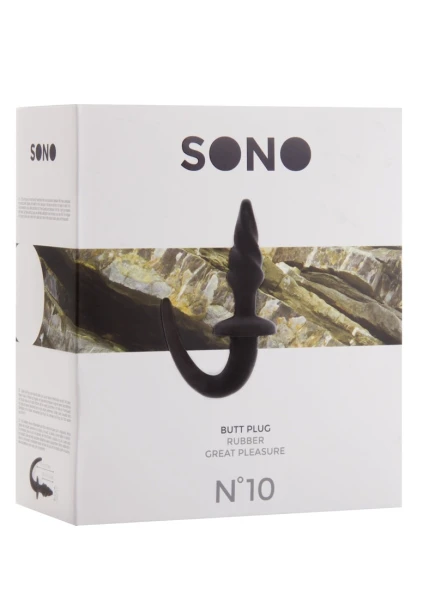 Sono No.10 - Butt Plug - 4 Inch - Black