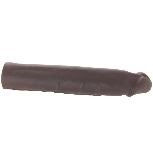 Fantasy X-tensions Elite Silicone 9" Penis Extension With 3" Removable Extender  - Chocolate