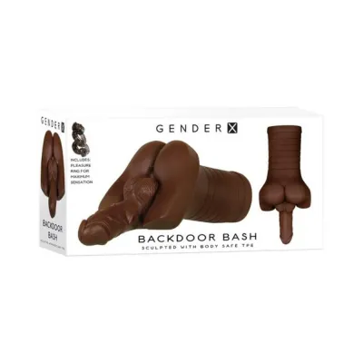 Gender X Backdoor Bash Dark With Vibrating Cockring 2 5 Lbs