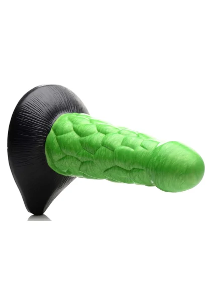 Creature Cocks Radioactive Reptile Thick Scaly Silicone Dildo