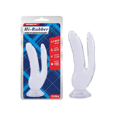 Xander Double Dildo 7 8 Inch Clear 7 8 Inch