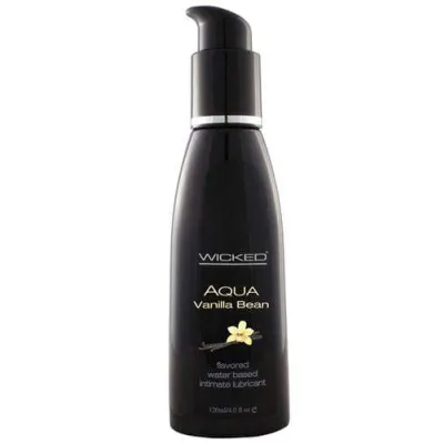 Aqua Vanilla Bean Water Based Lubricant 4 Oz