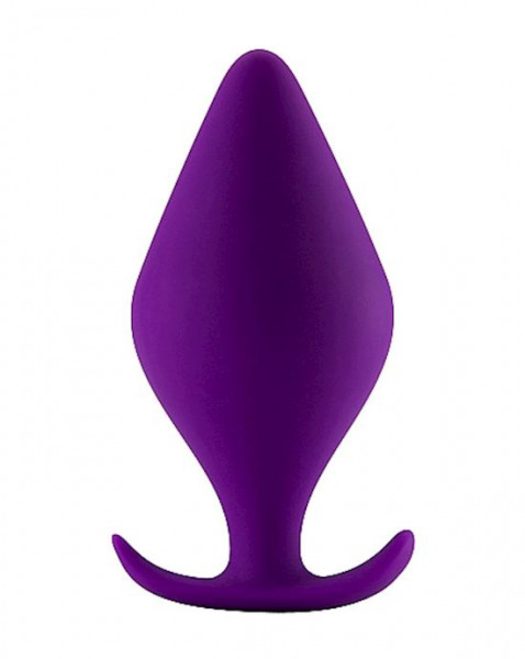 Butt Plug With Handle - Purple - Large